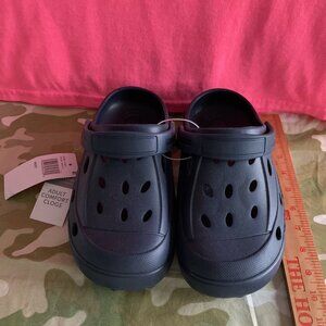 Croc Style NAVY COMFORT CLOGS - UNISEX - Lightweight - Women Sz 7/Men Sz 5